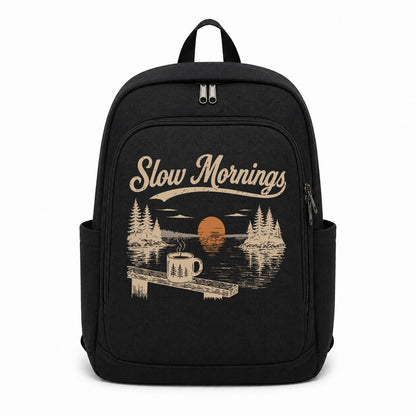 Slow Morning Graphic Backpack