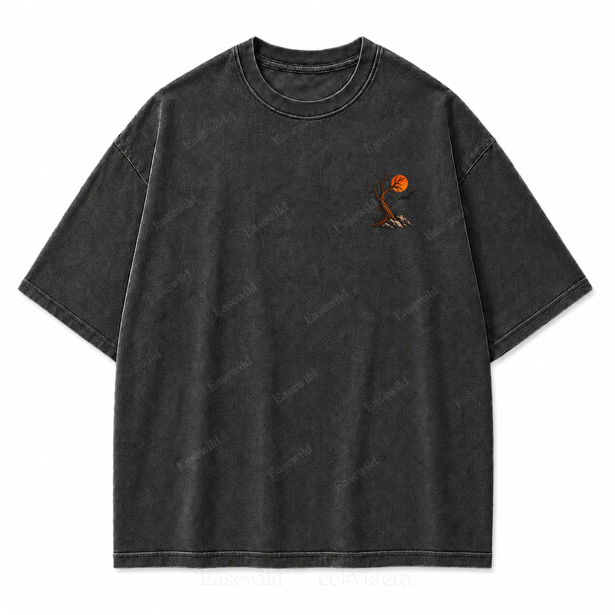 Stay Witchy  Halloween Washed Print Tee