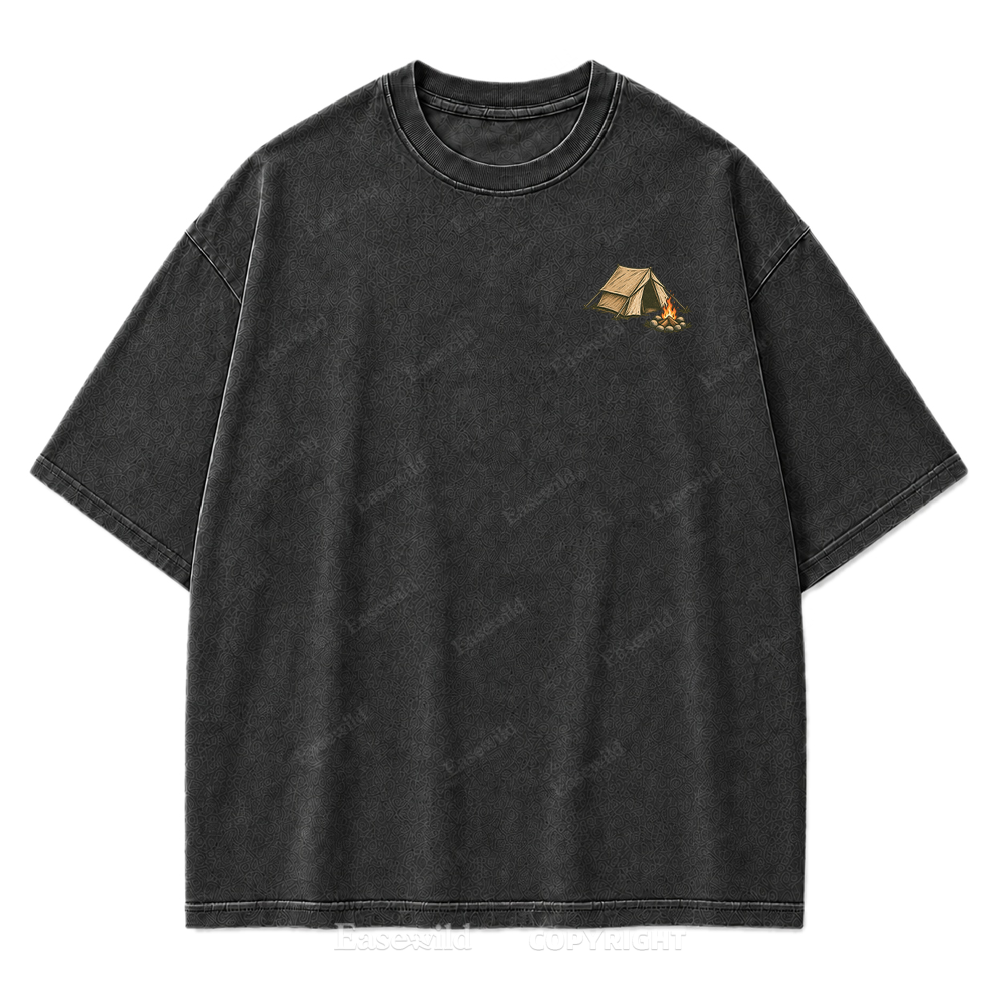 Horizon Escape See Verwaschener Print-Shirt