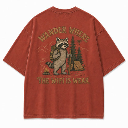Off Grid Raccoon Graphic Tee