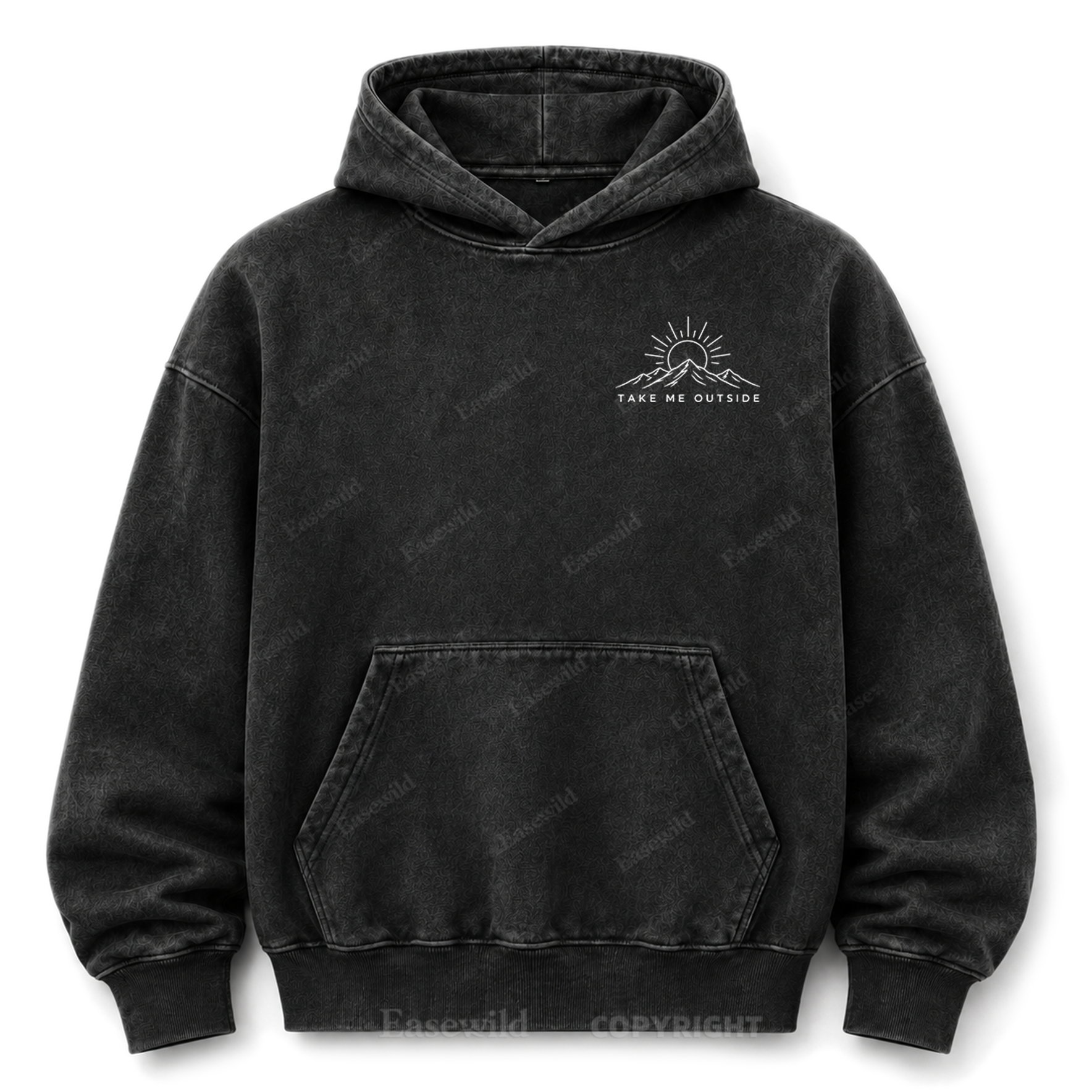 Take Me Outside Out West Washed Graphic Hoodie