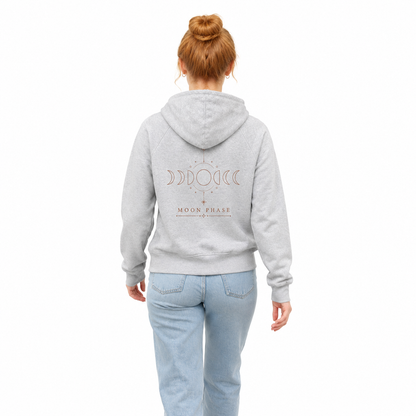 Moon Phase Astral-Zip Hoodie