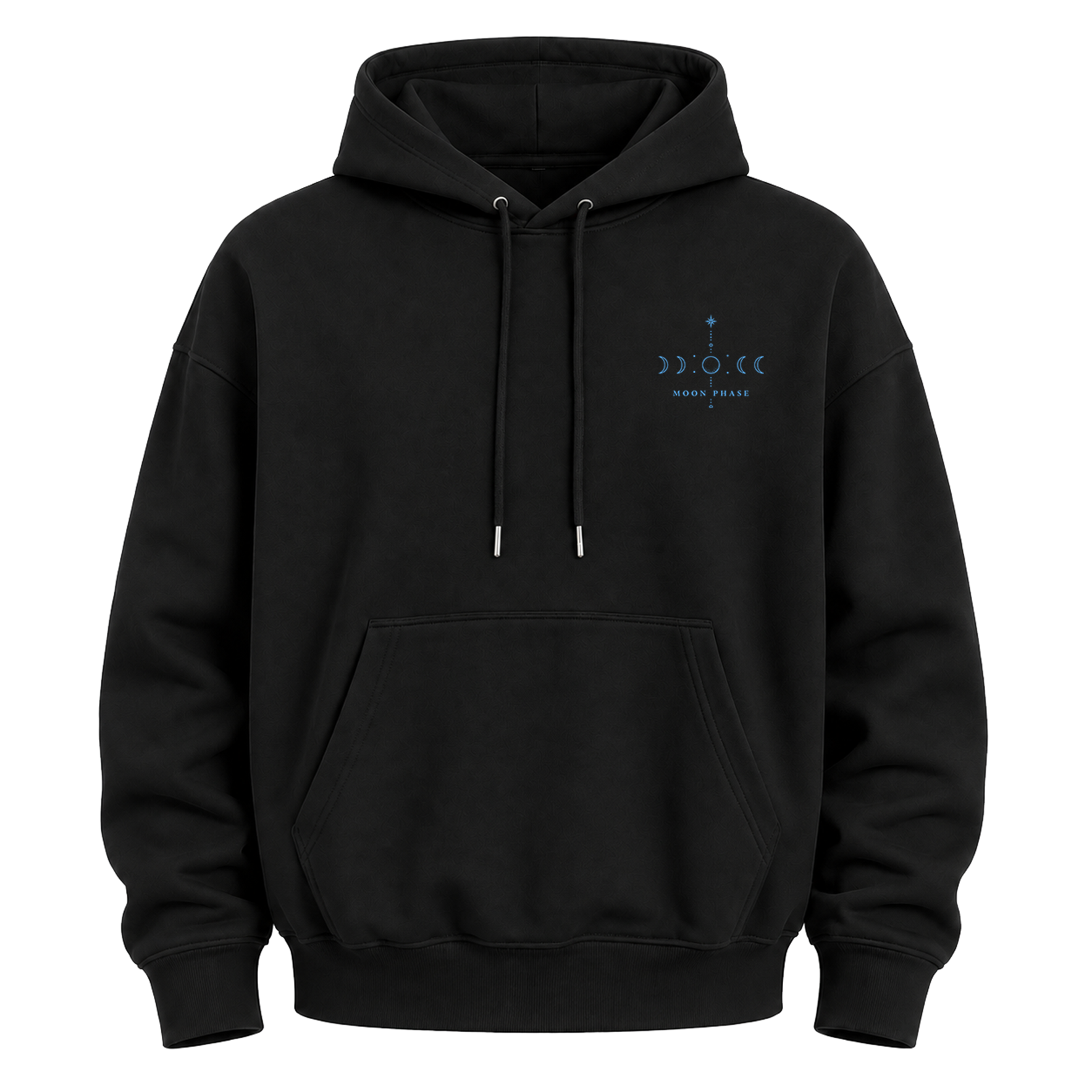 Kapuzenpullover mit Mondphasengrafik