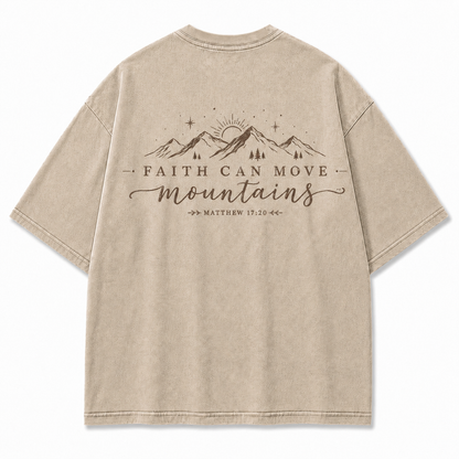 Faith Can Move Mountains Graphic T-Shirt