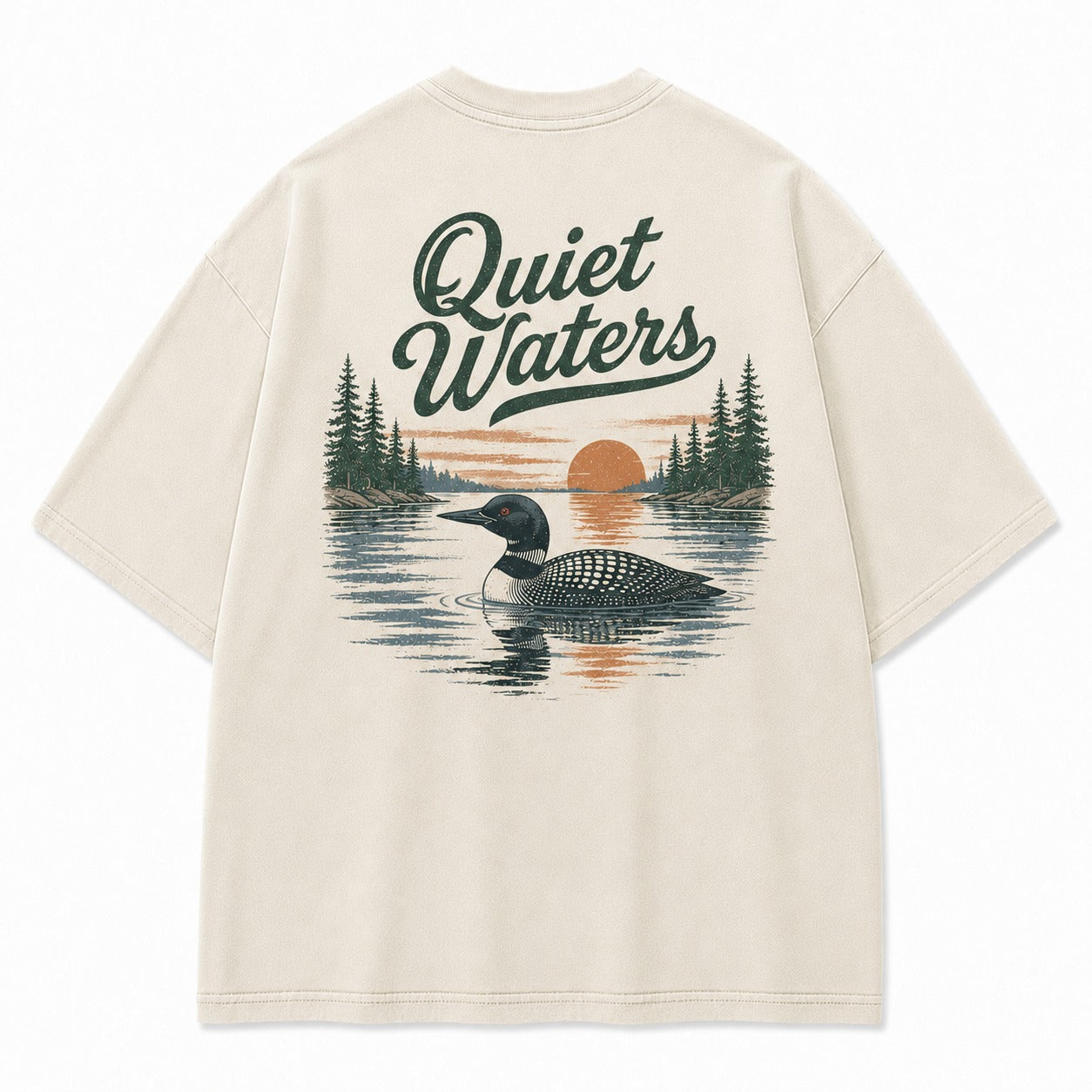 Quiet Waters Loon Graphic Tee