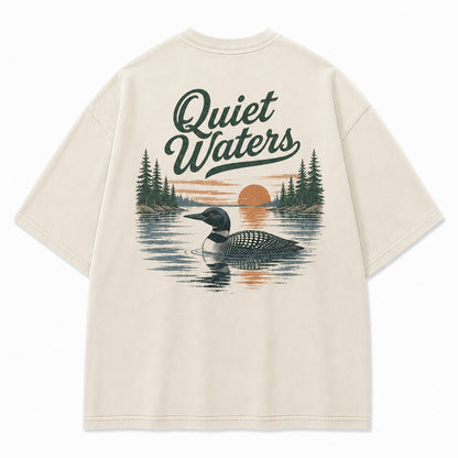 Quiet Waters Loon Graphic Tee