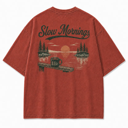 Slow Mornings by the Lake Tee