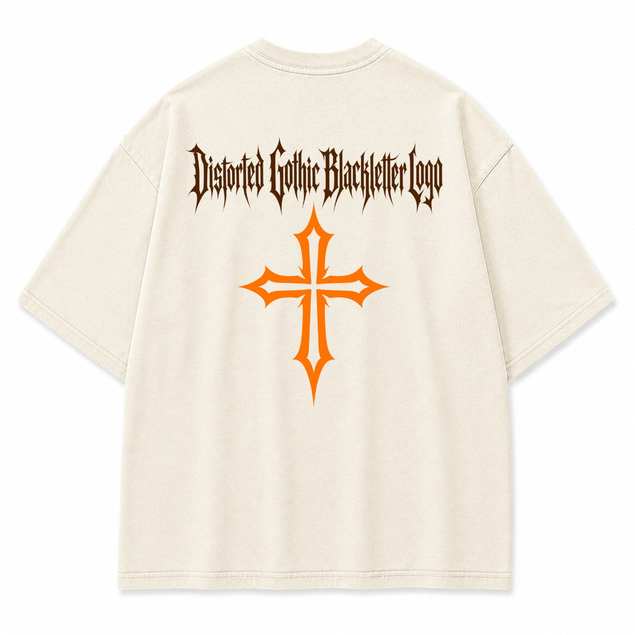 Gothic Cross Blackletter Graphic T-Shirt