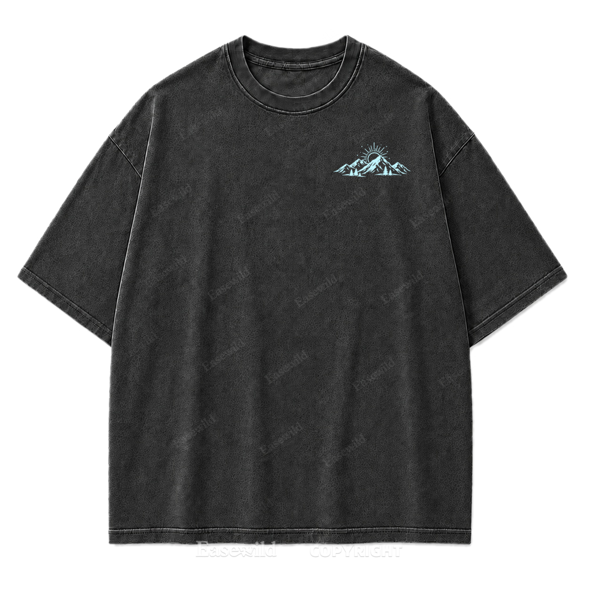 Faith Moves Mountains Washed Print Tee