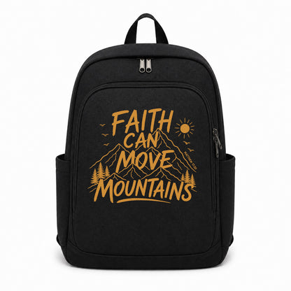 Faith Can Move Mountains Graphic Backpack
