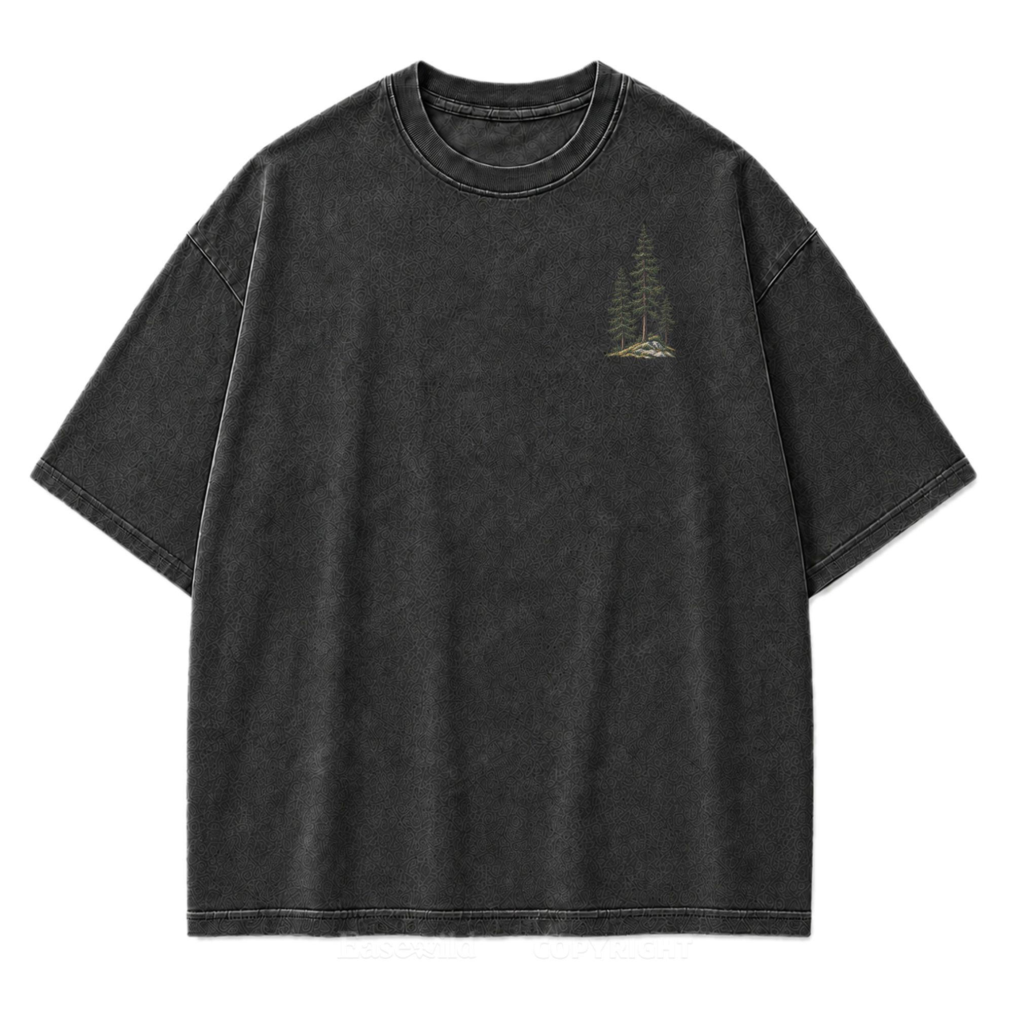 Higher Ground Softer Thoughts Washed Print T-Shirt