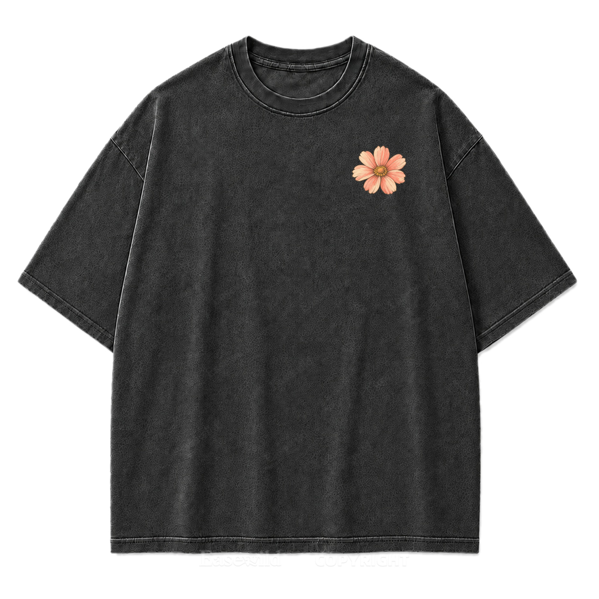 Golden Hour Lakeside Van Washed Print Tee