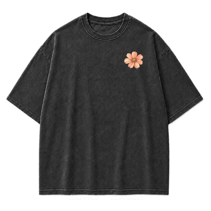 Golden Hour Lakeside Van Washed Print Tee