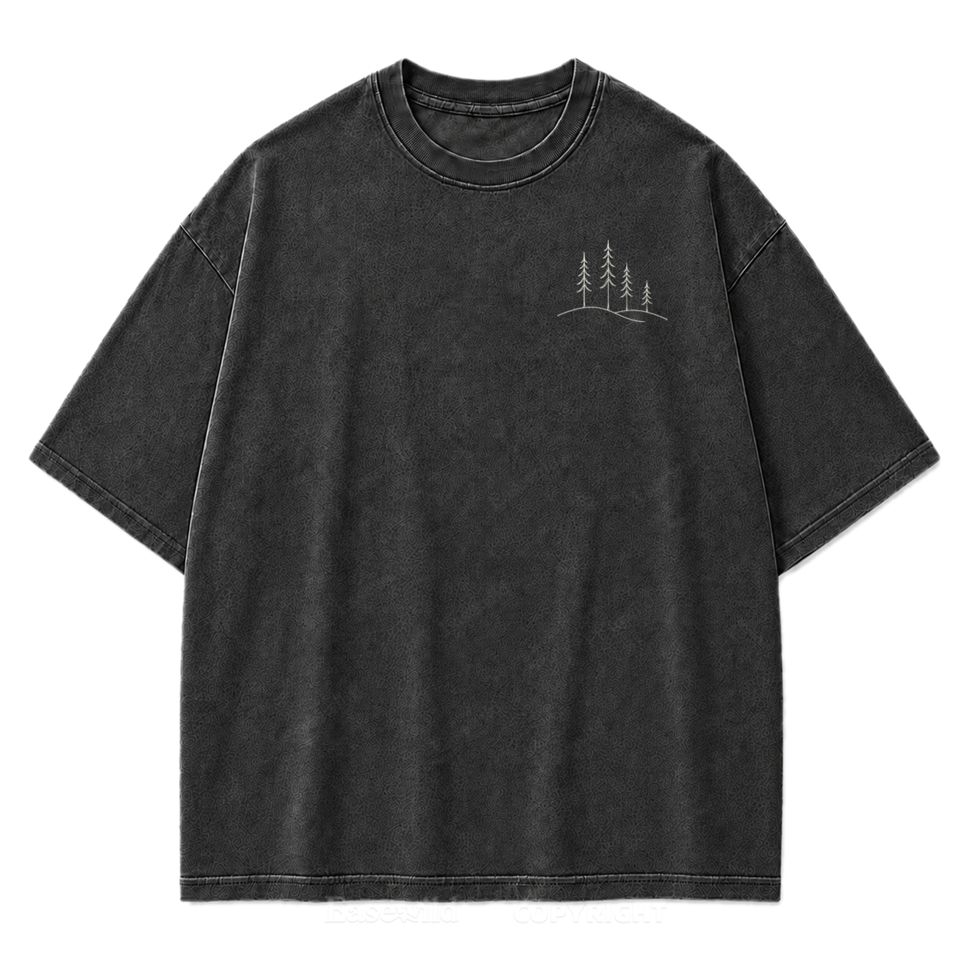The Forest Is My Therapy Washed Print Tee