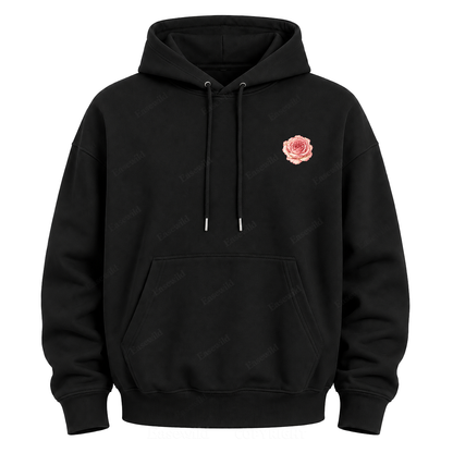 Love Grows Wild Here Vintage Floral Graphic Hoodie