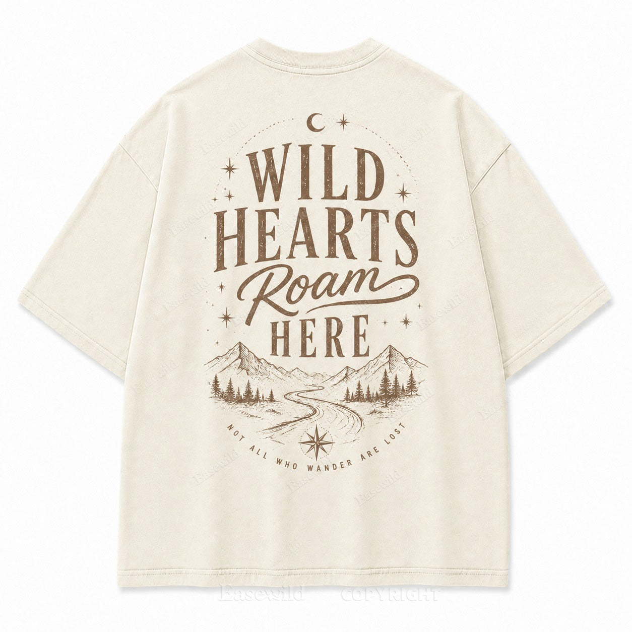 Where Wild Hearts Roam Mountain Graphic Tee