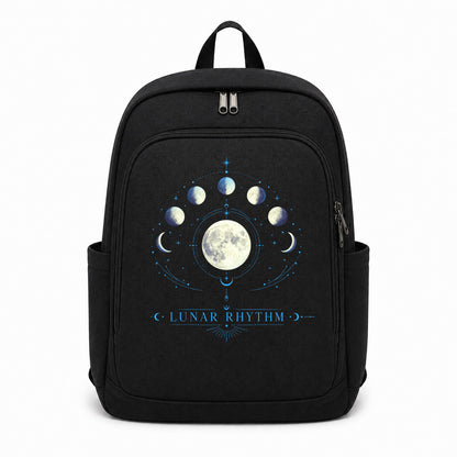 Lunar Rhythm Moon Phase Graphic Backpack