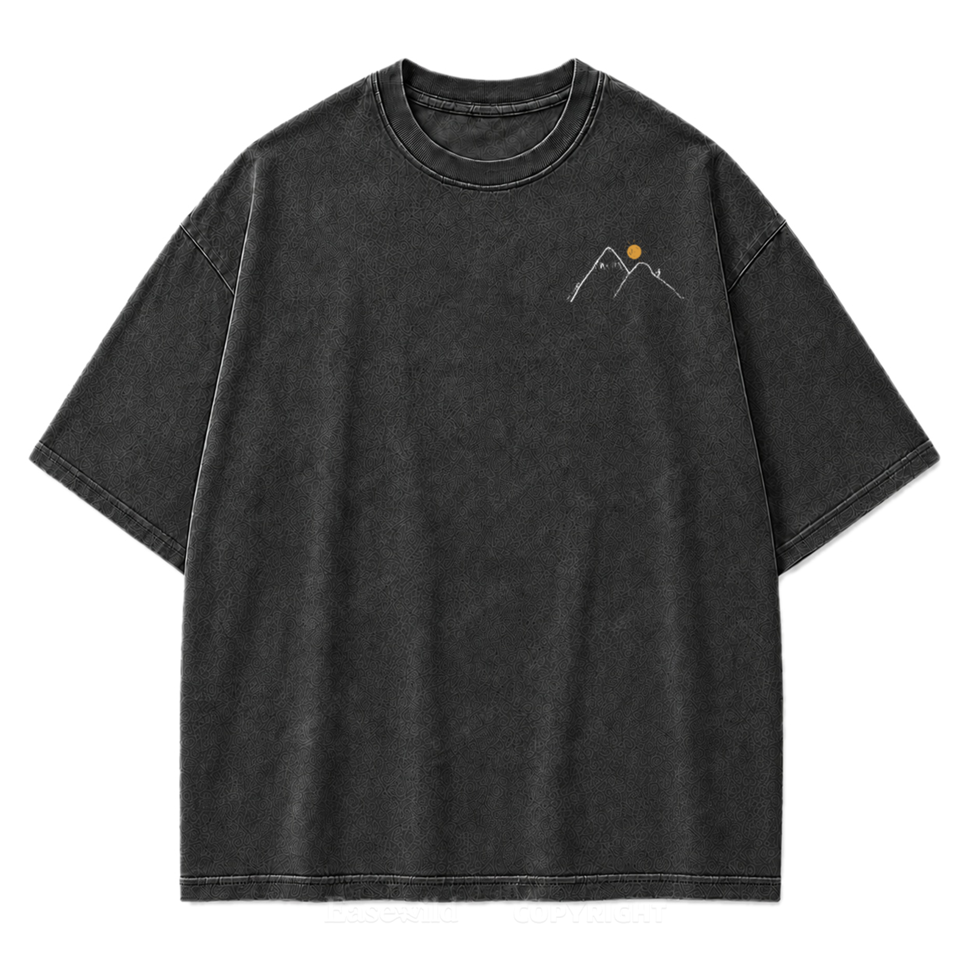 Keep Going Mountain Washed Print Tee