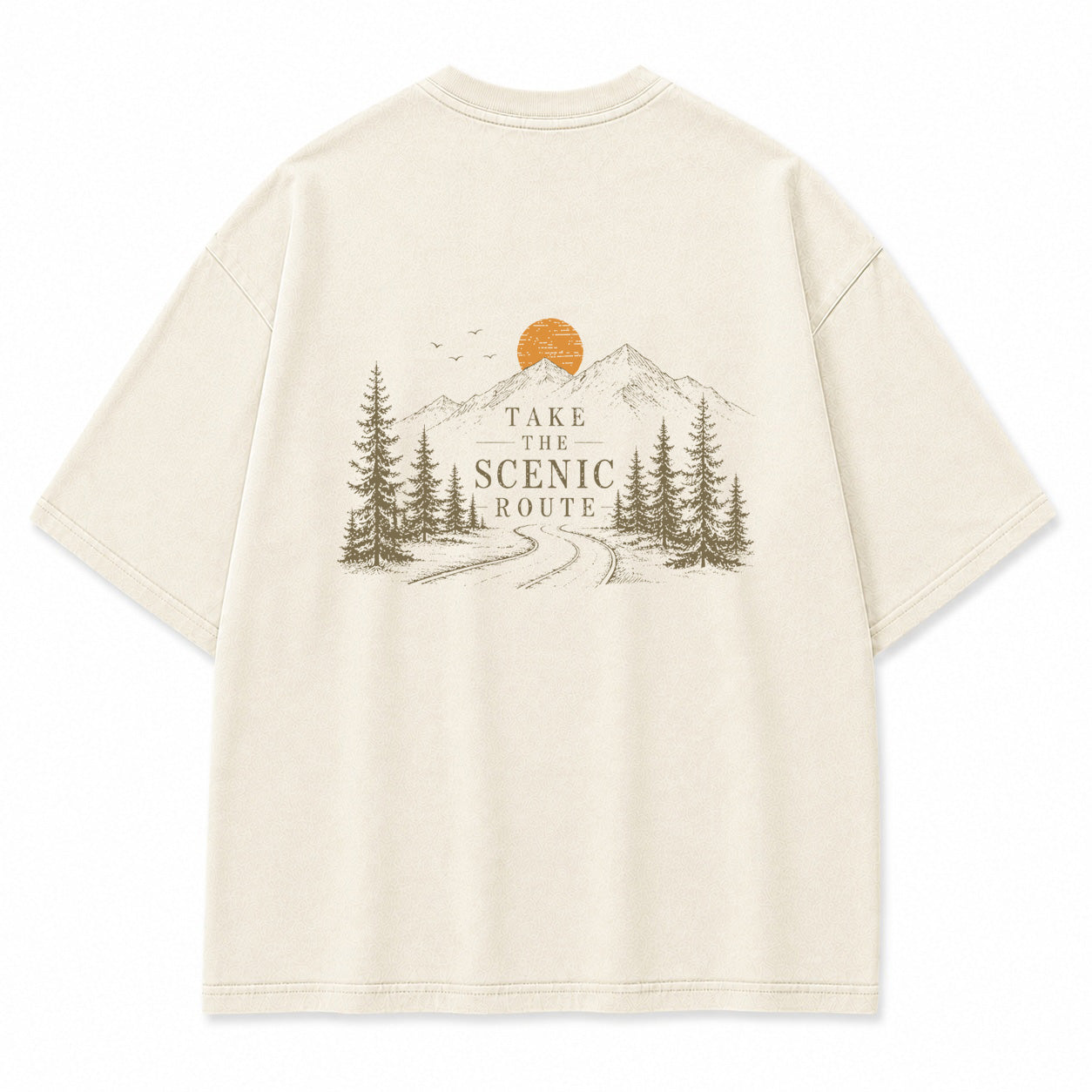 Take The Scenic Route Graphic T-Shirt