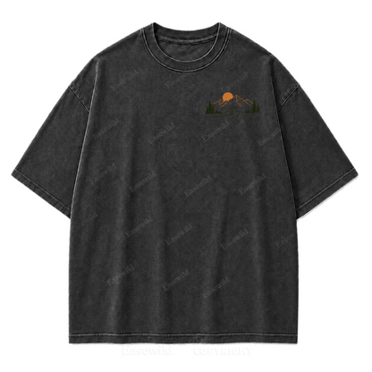 The Open Road Washed Print Tee