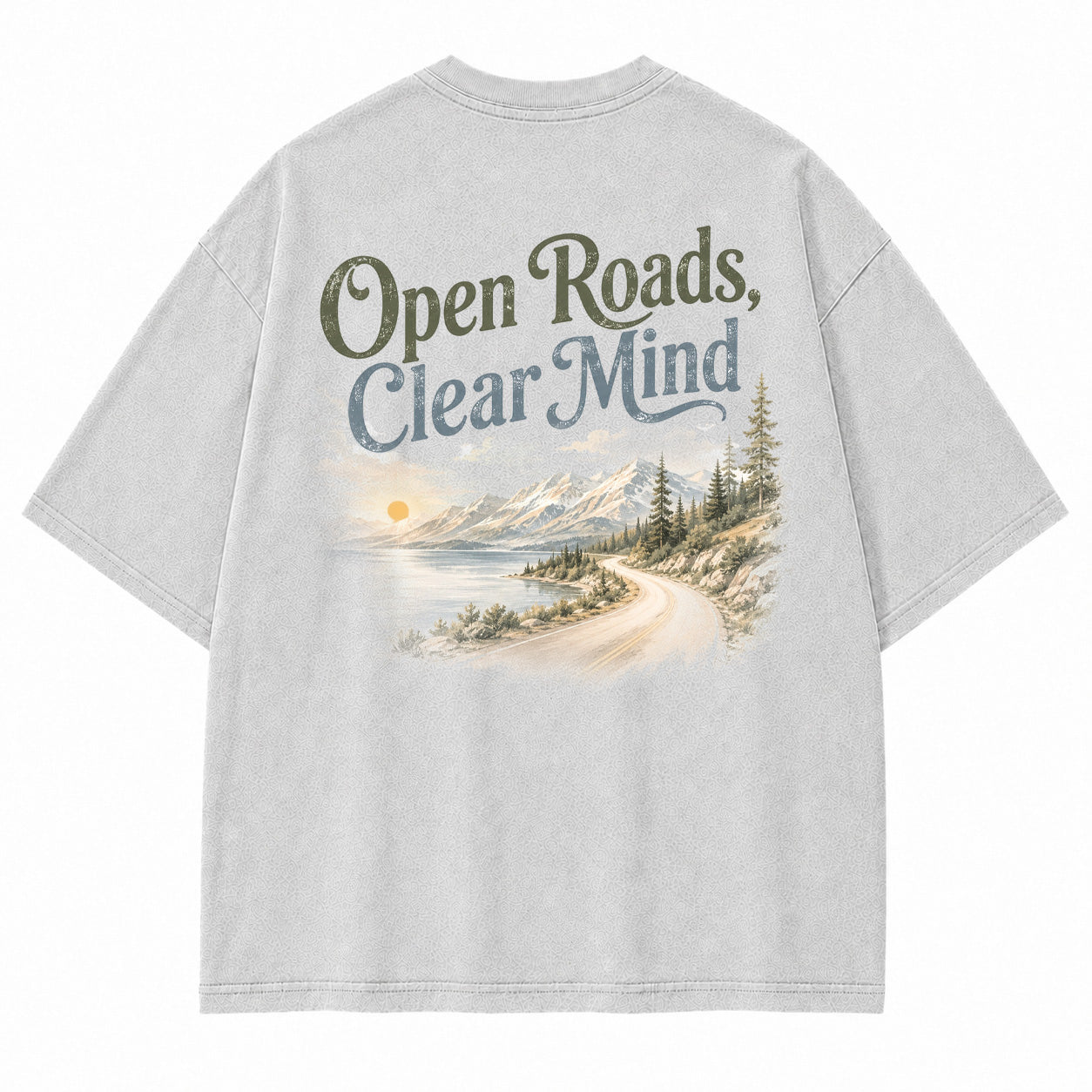 Open Roads Clear Mind Graphic T-Shirt