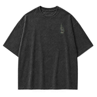Wilderness Reflections Mountain Washed Print Tee