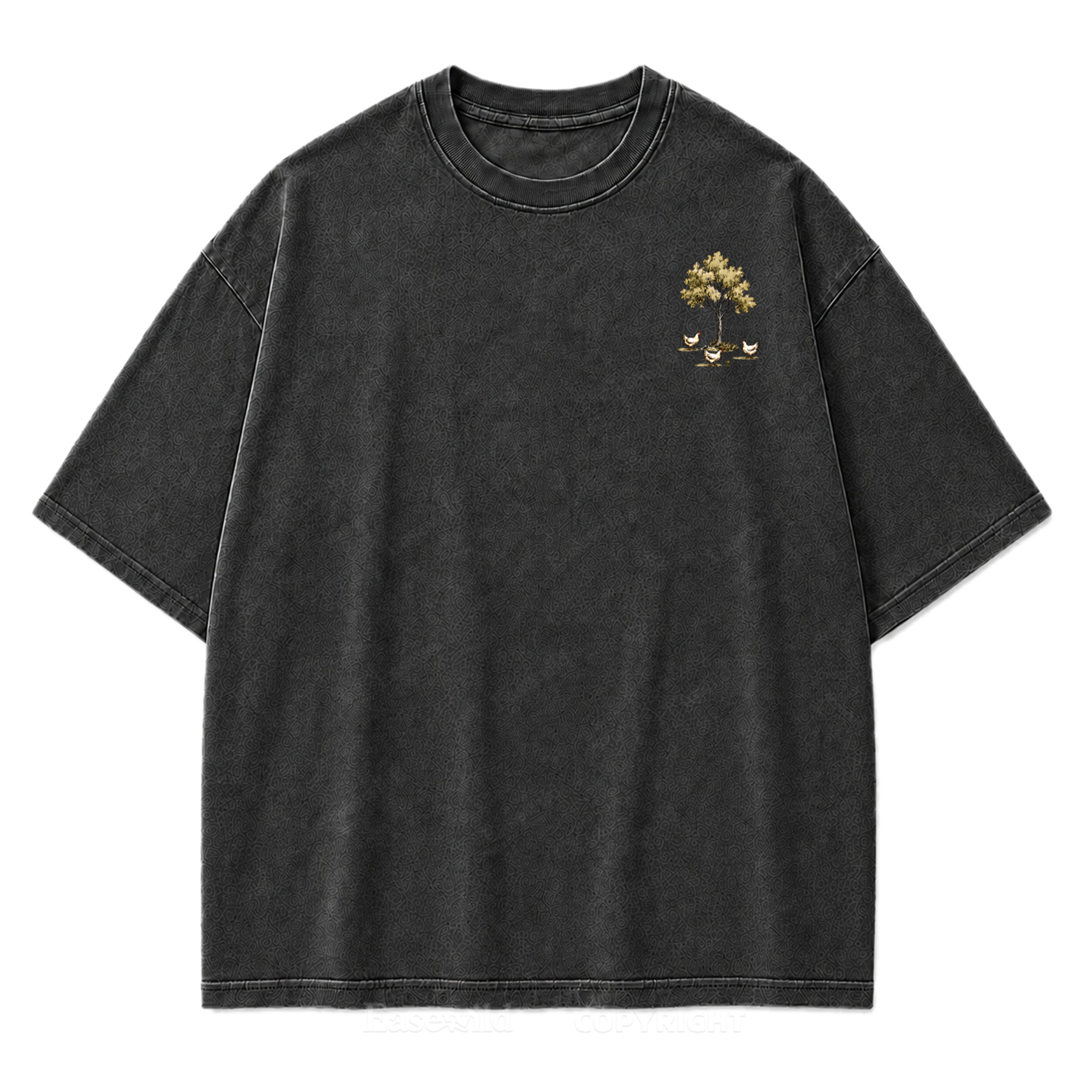 There Was No Way But God Made a Way Washed Print Tee