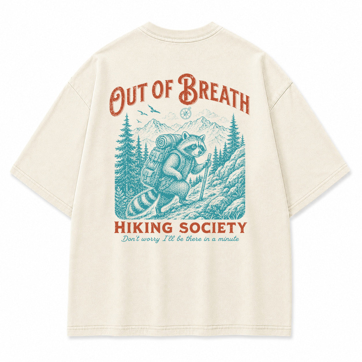 Out of Breath Hiking Society Graphic T-Shirt