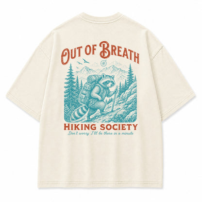 Out of Breath Hiking Society Graphic T-Shirt