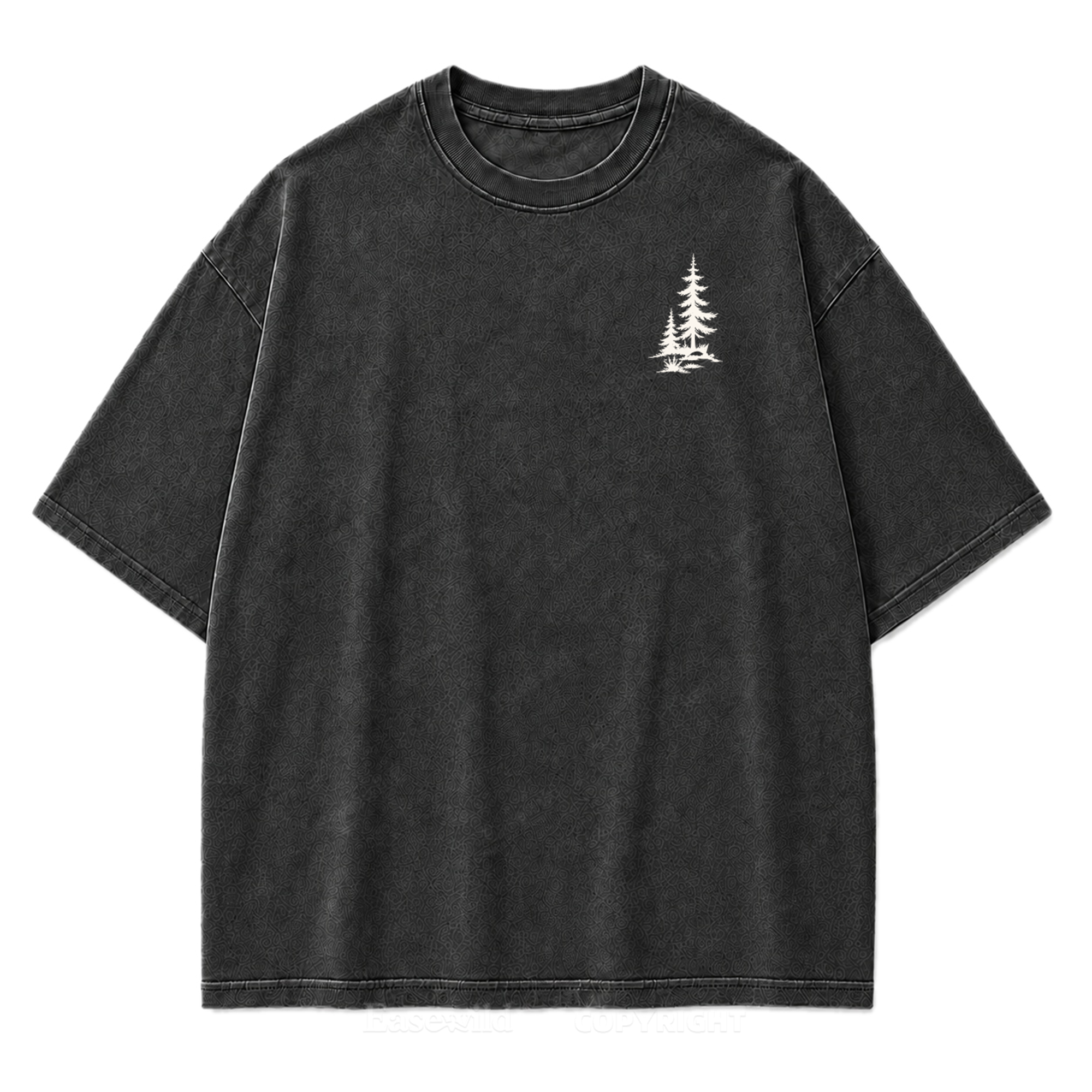 Go Somewhere Quiet Washed Print Tee