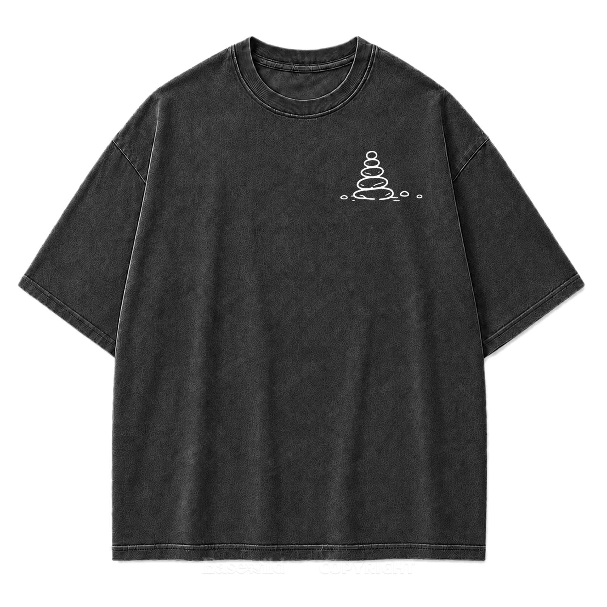 Cool Rocks Explorer Washed Print Tee
