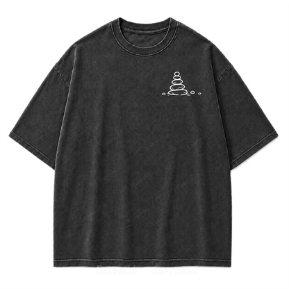 Cool Rocks Explorer Washed Print Tee
