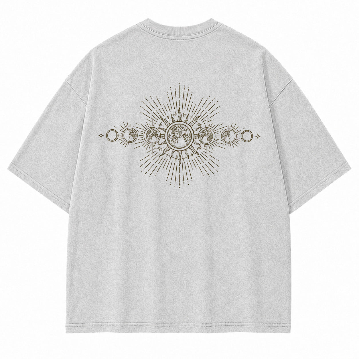 Solar Lunar Cycle Celestial Graphic T-Shirt