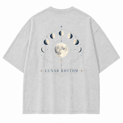 Moon Phase Archive Celestial Graphic T-Shirt