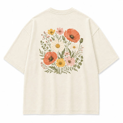 Wildflower Bouquet Graphic T-Shirt