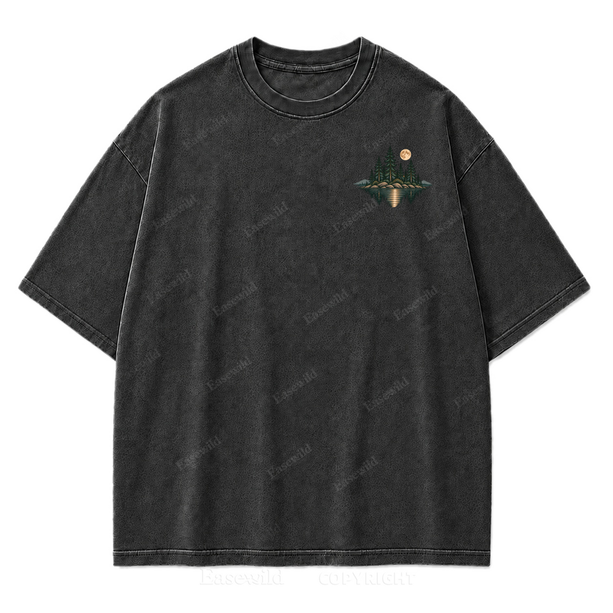 Lake Nights Washed Print Tee