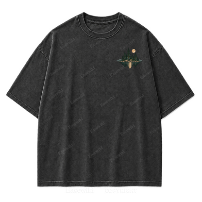 Lake Nights Washed Print Tee