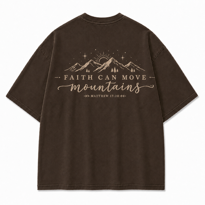 Faith Can Move Mountains Graphic T-Shirt