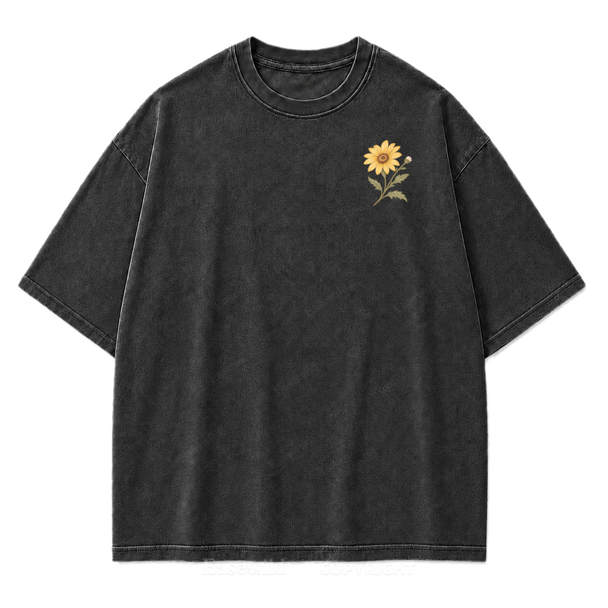 Rooted Yet Free Washed Print Tee