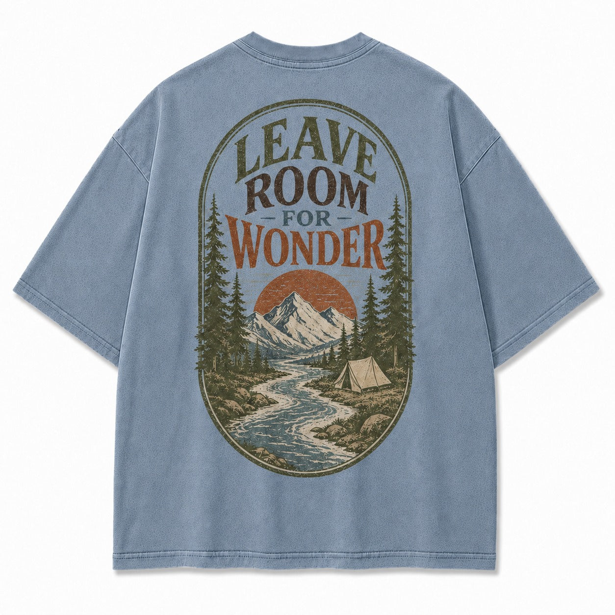 T-Shirt mit Aufschrift "Leave Room for Wonder"