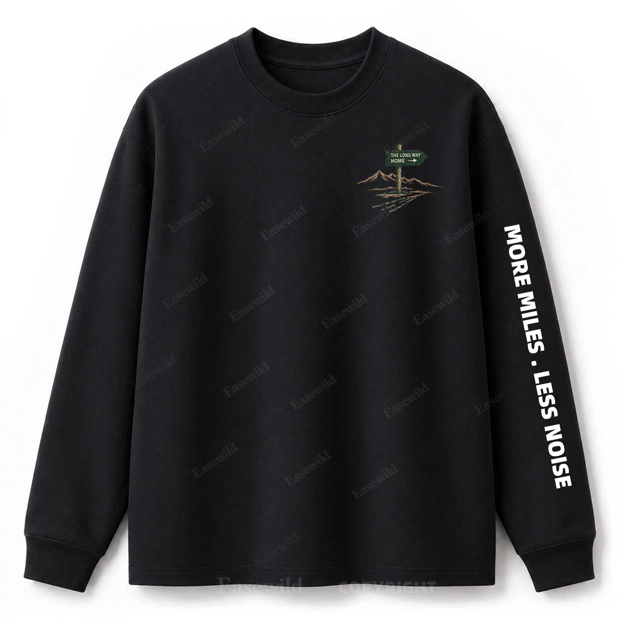 Take the Long Way Home Graphic Long Sleeve Tee