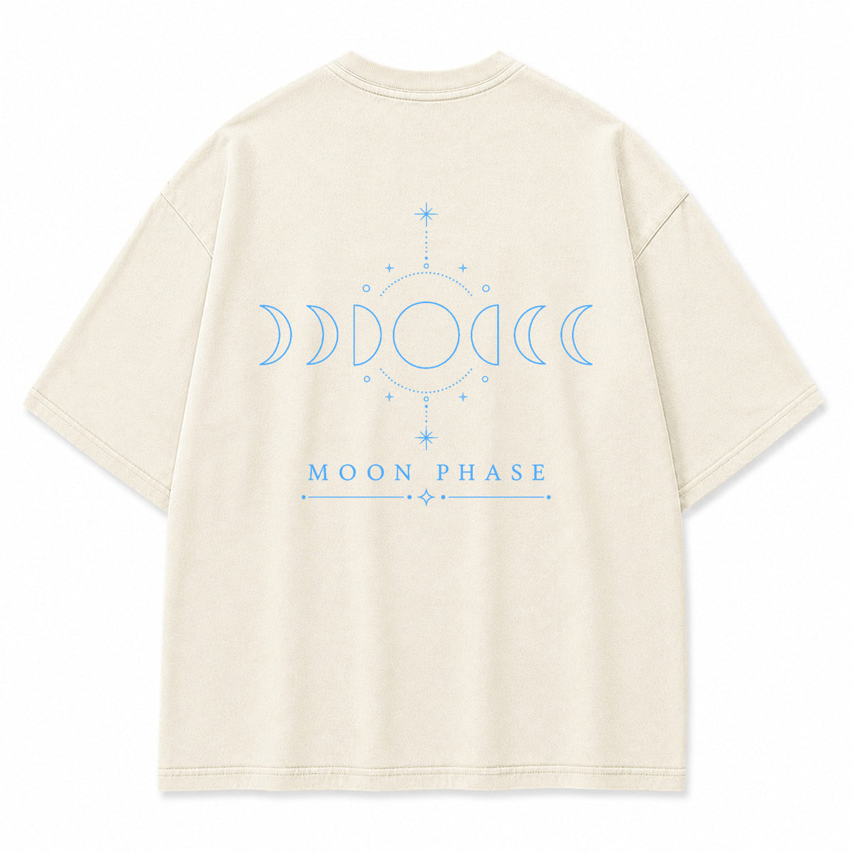 Moon Phase Minimal Washed Print Tee