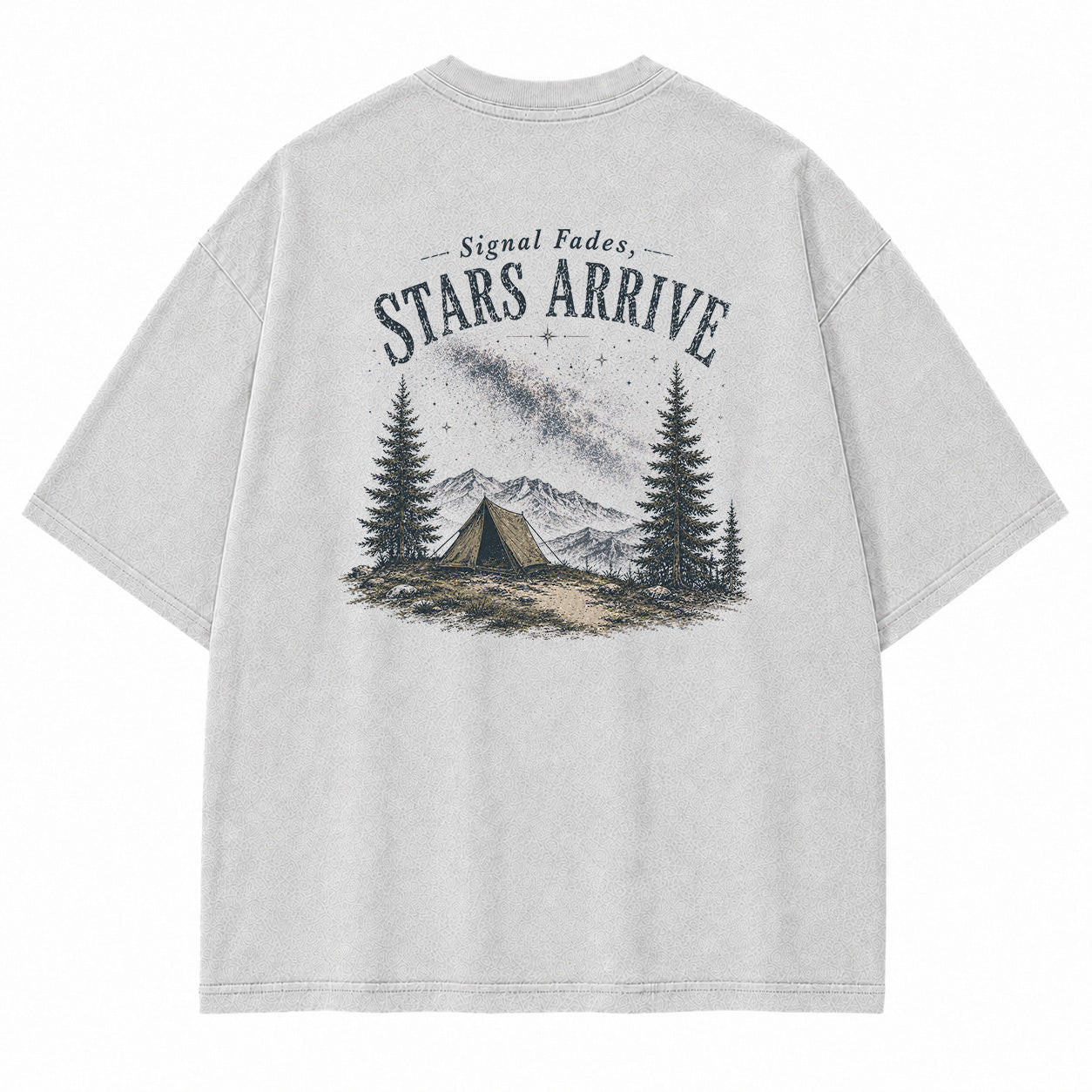 Signal Fades Stars Arrive Graphic T-Shirt