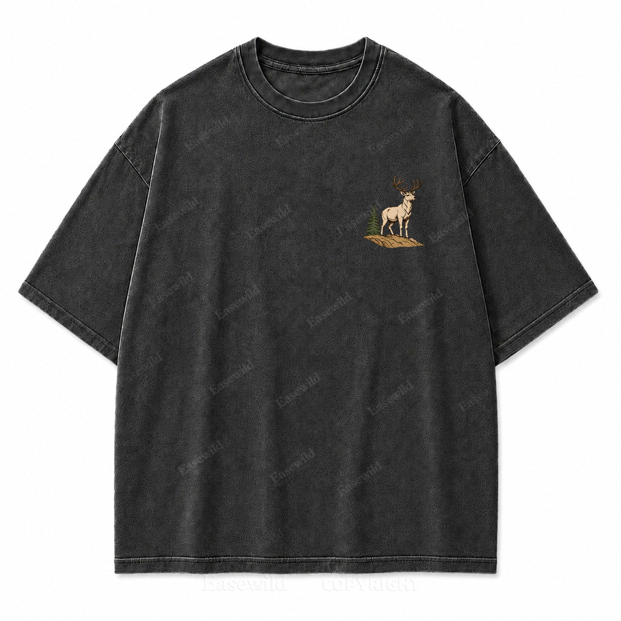 Go Find Your Peak Washed Print Tee