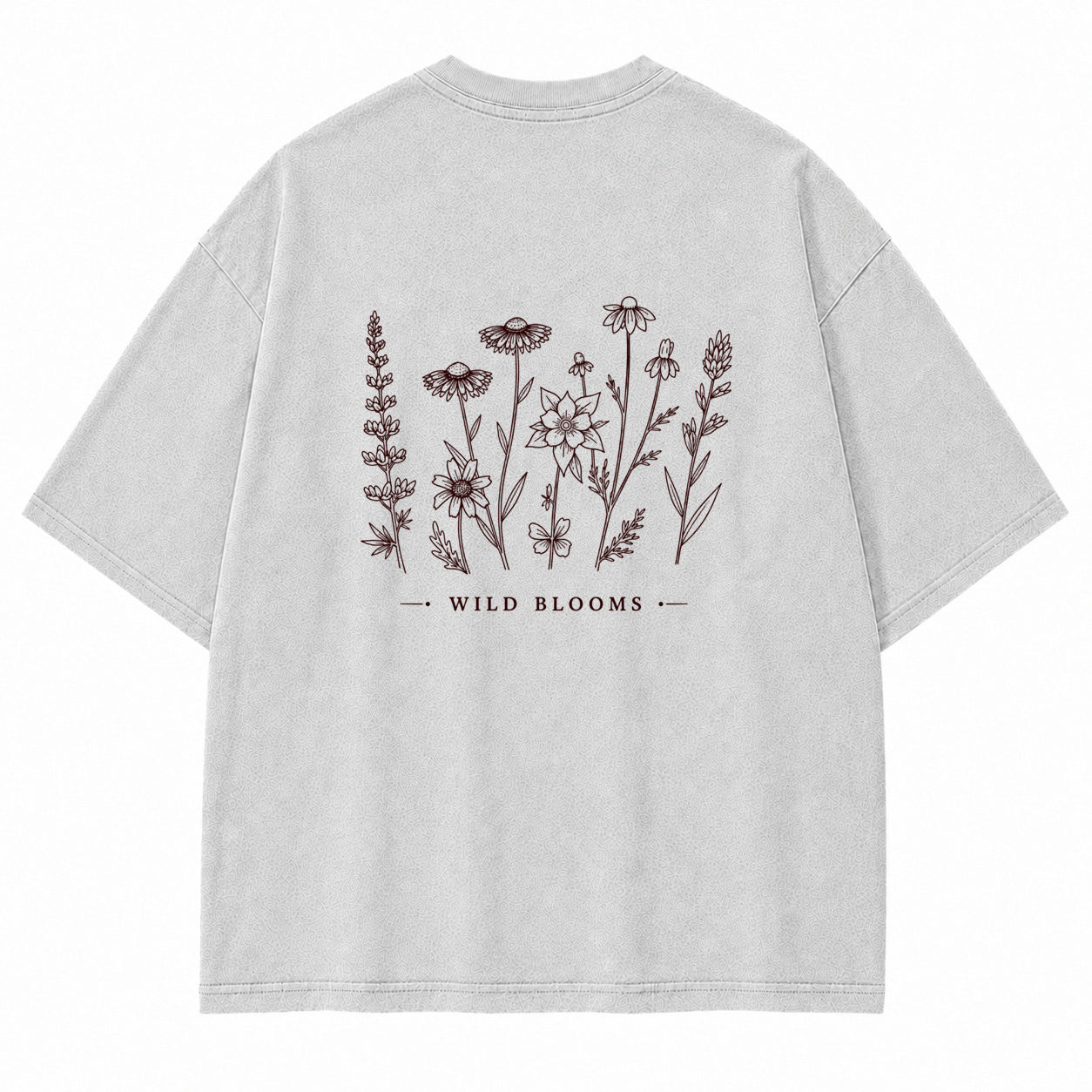 Wild Blooms Botanical Flower Graphic T-Shirt