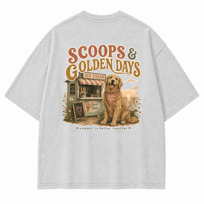 Scoops & Golden Days Graphic T-Shirt