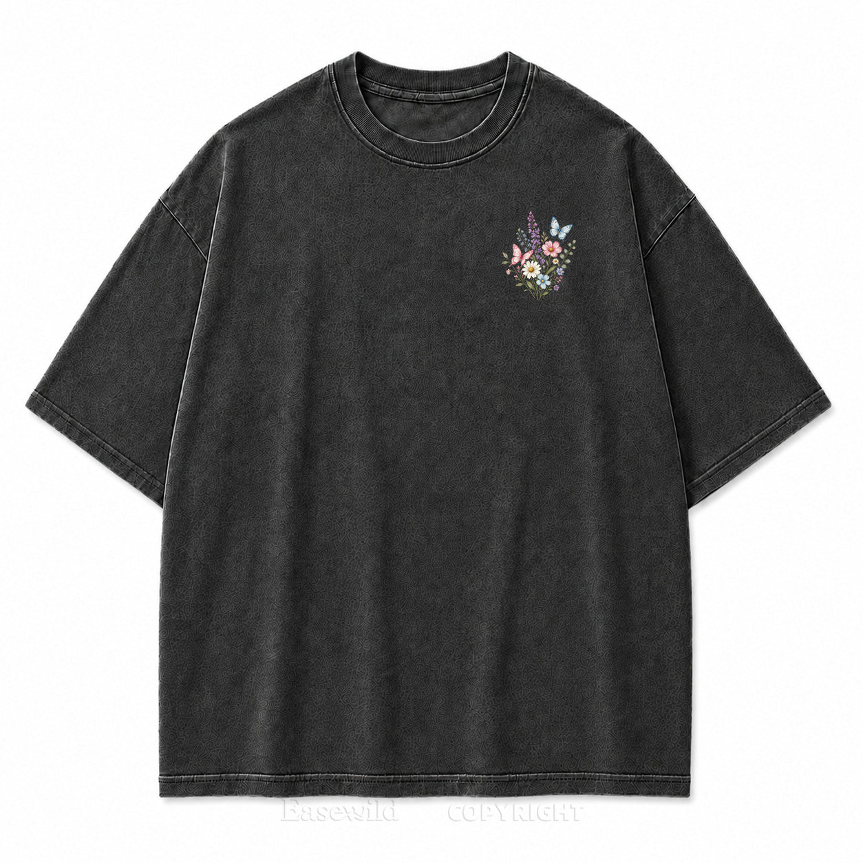 Live Wild Bloom Free Floral Art Print Tee