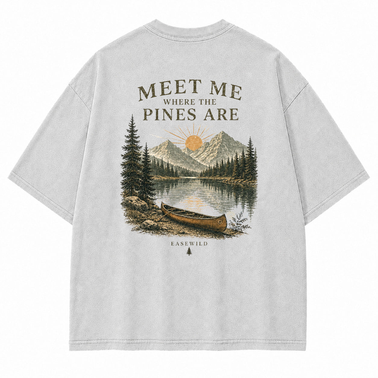 Pine Lake Escape Grafik-T-Shirt