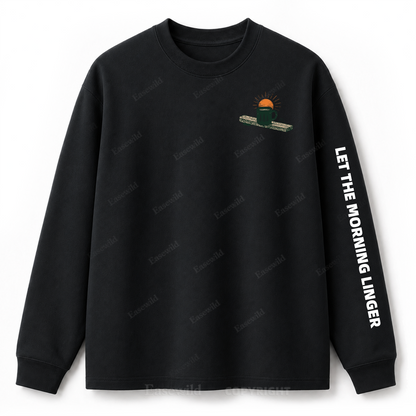 Slow Mornings Graphic Long Sleeve Tee