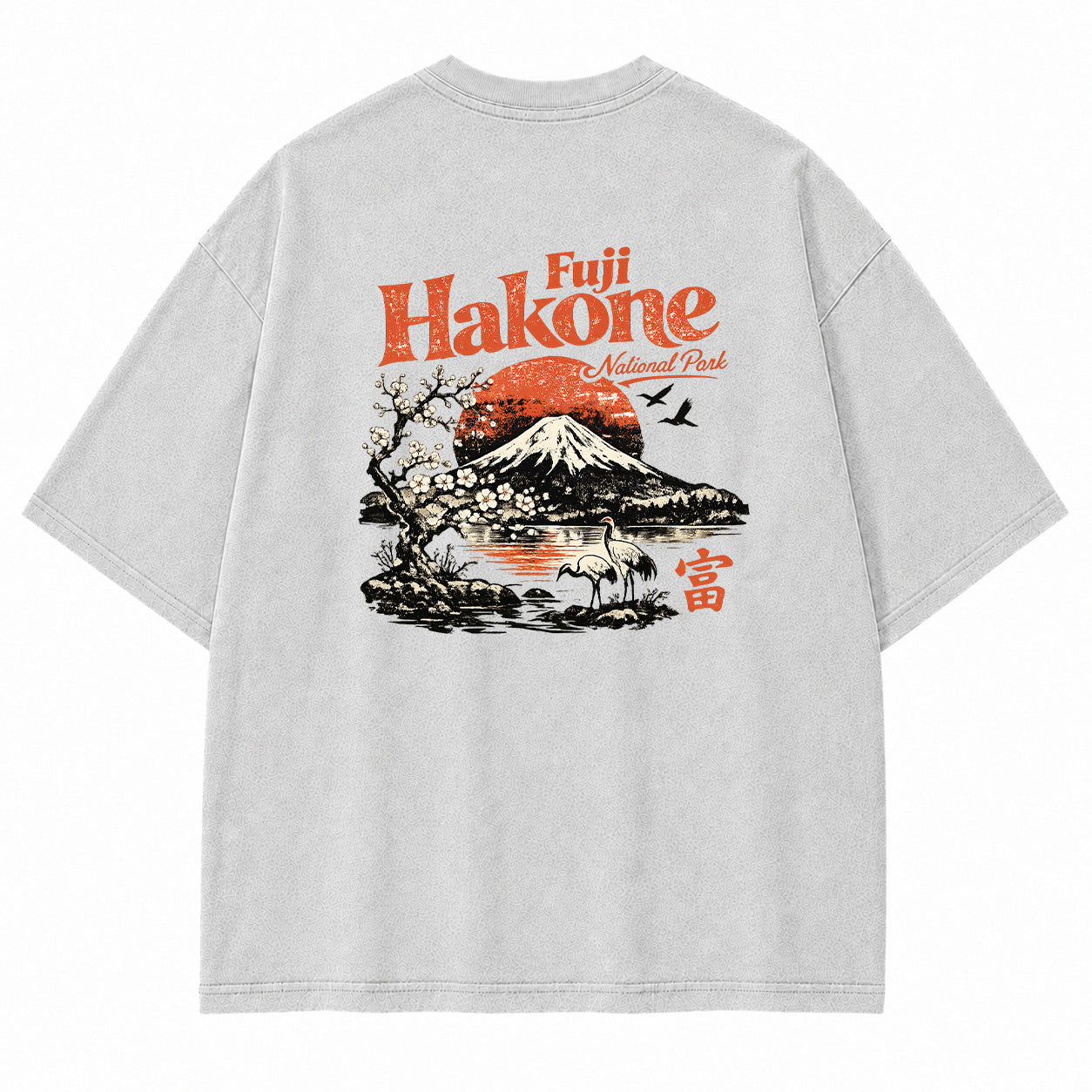 Fuji Hakone Mountain Vintage Graphic T-Shirt